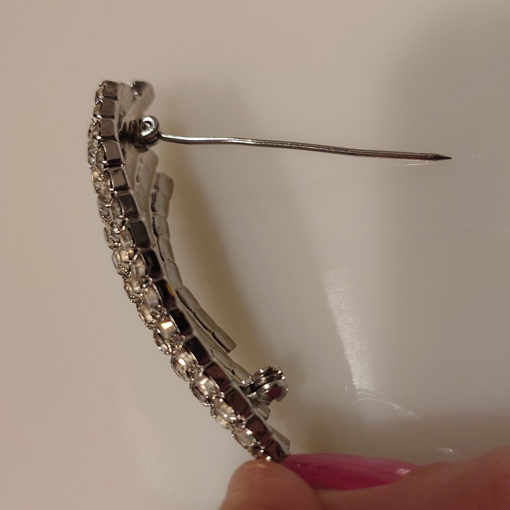 Vintage Rhinestone Brooch - Picture 4 of 4